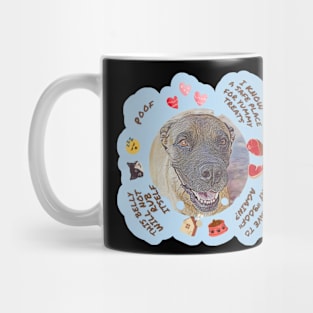 Dog Cute Funny Thoughts Mug